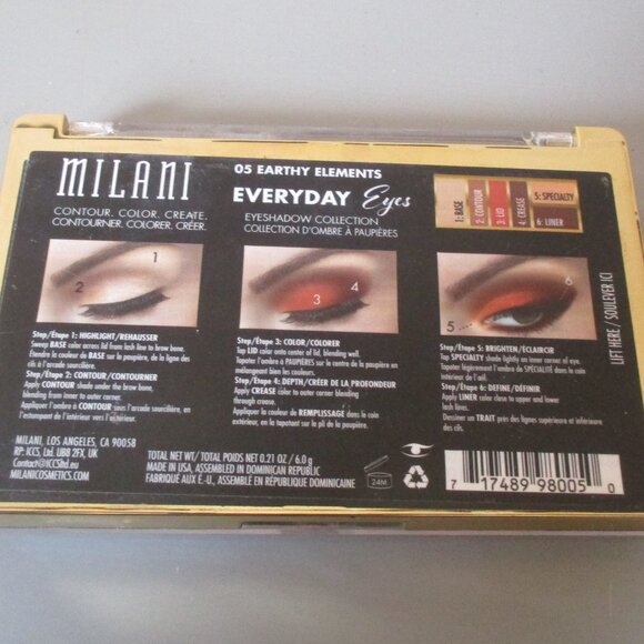 Milani Earthy Elements Eyeshadow Palette - Picture 2 of 4